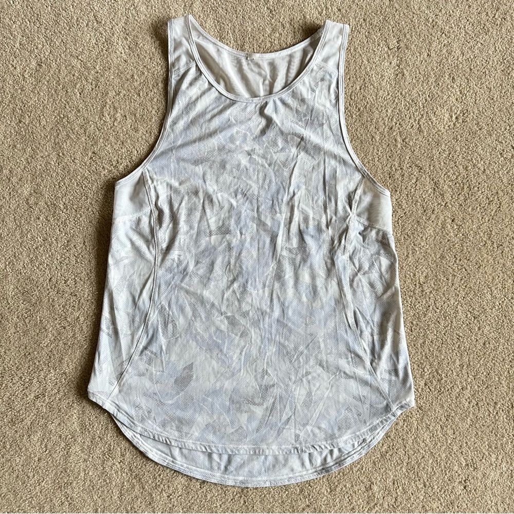 Lululemon Sculpt Tank II Jasmine White Multi size 6 - Picture 2 of 6